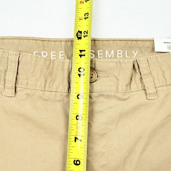Free Assembly Men's Everyday Tapered Stretch Core Kelp Tan Chino Pants 32x30 NWT - Picture 9 of 11